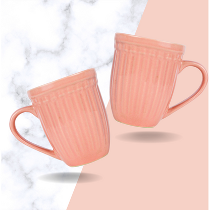 Siesta - Baby Pink Handcrafted Ceramic Coffee Mugs