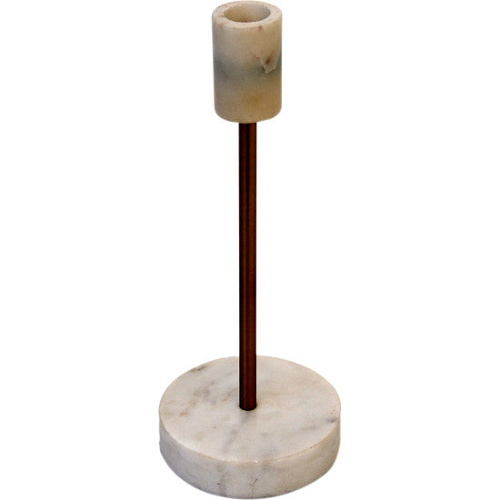 Marble and metal Candle Stand-Home N Earth