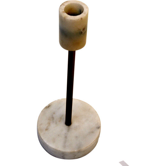 Marble and metal Candle Stand-Home N Earth