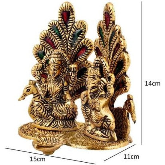 God Laxmi Ganesh Statue Decorative Showpiece