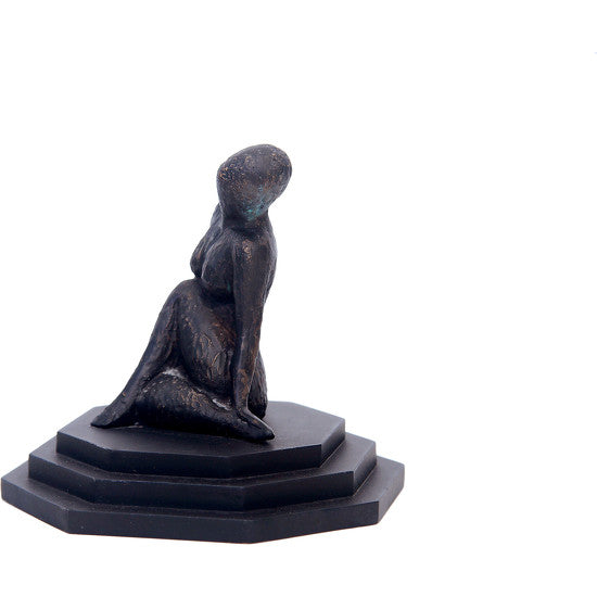 Yoga Posture Lady Statue Figurine