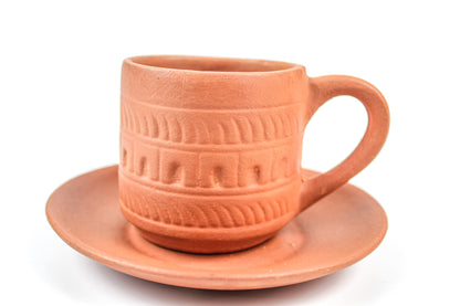 Terracotta Handmade Tea Set (140ml) Home N Earth