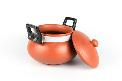 Terracotta Handi with Handle (1 Ltr Approx) Home N Earth