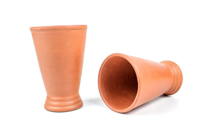 Terracotta set of water jug, glasses - Home N Earth