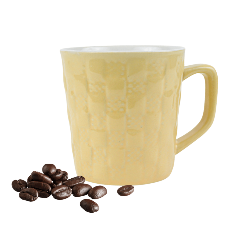 Tea Mate - Red/Cream Handcrafted Ceramic Coffee Mugs 