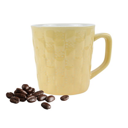 Tea Mate - Red/Cream Handcrafted Ceramic Coffee Mugs 
