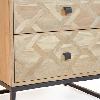 Functional Style: The 2-Drawer Bedside Table by HomenEarth