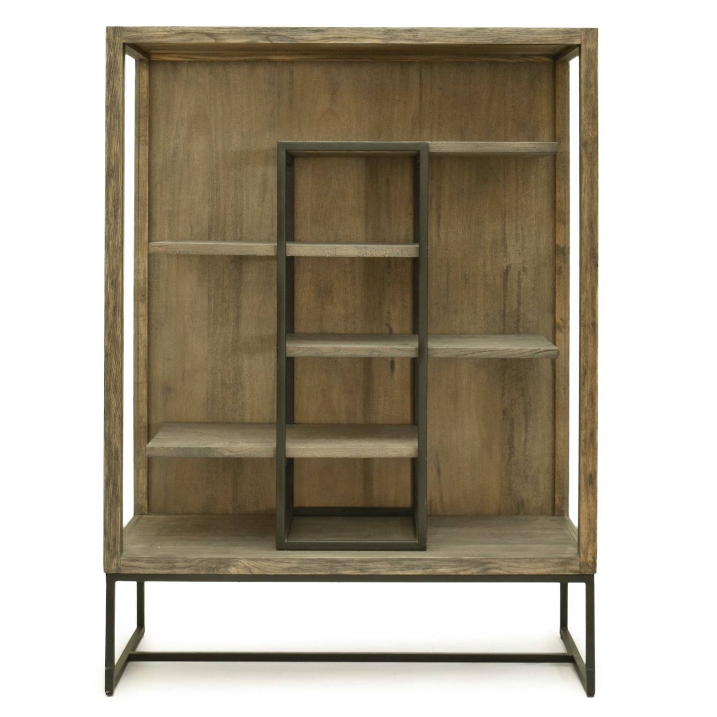 Solid wood bookshelf with Multiple Shelves / Rags-HOMENEARTH