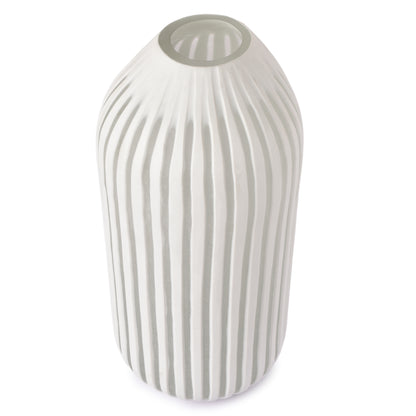 White Glass/StoneFlower Vase for Elegant Home Decor-HOMENEARTH