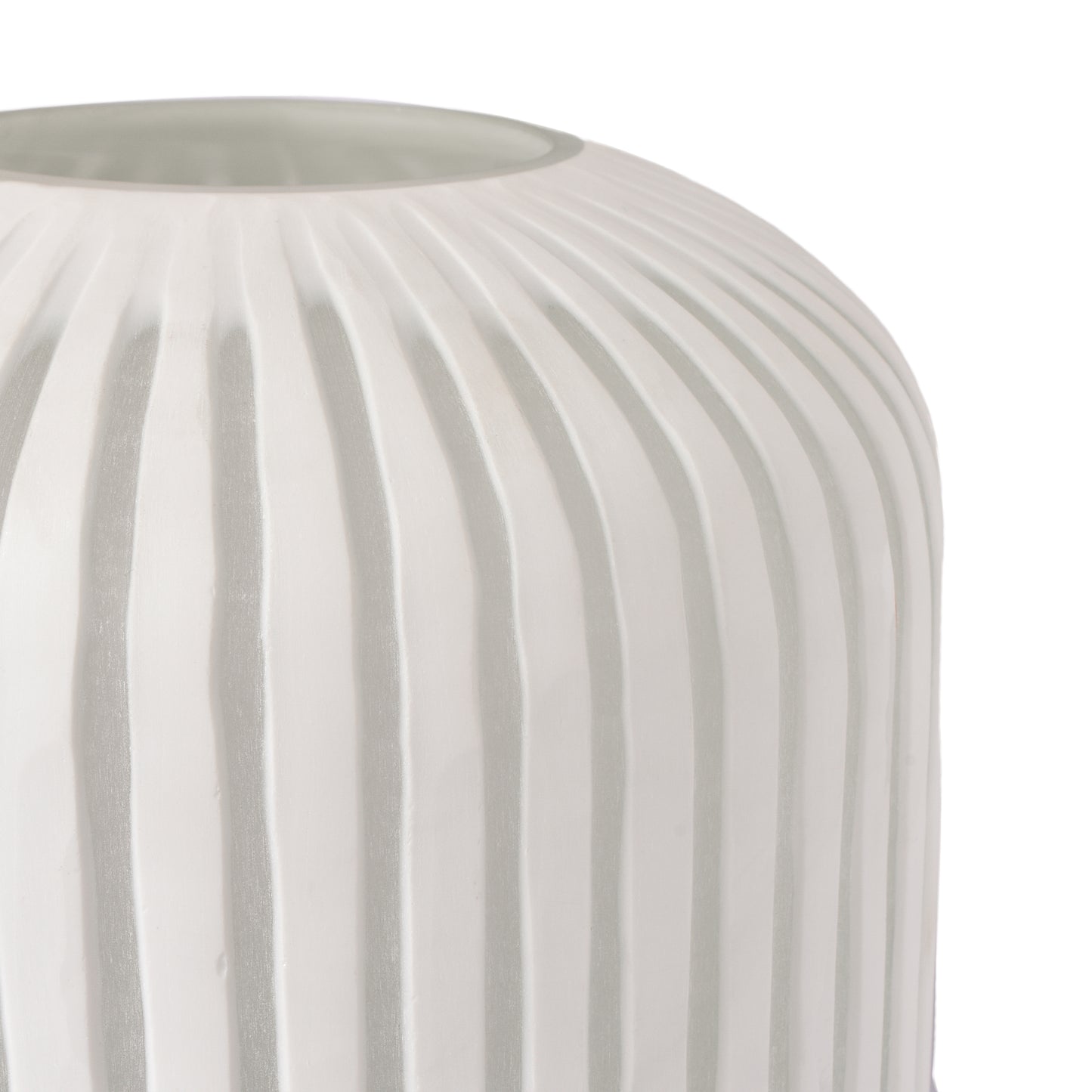 White Glass/Stone Flower small Vase for Elegant Home Decor-HomenEarth description