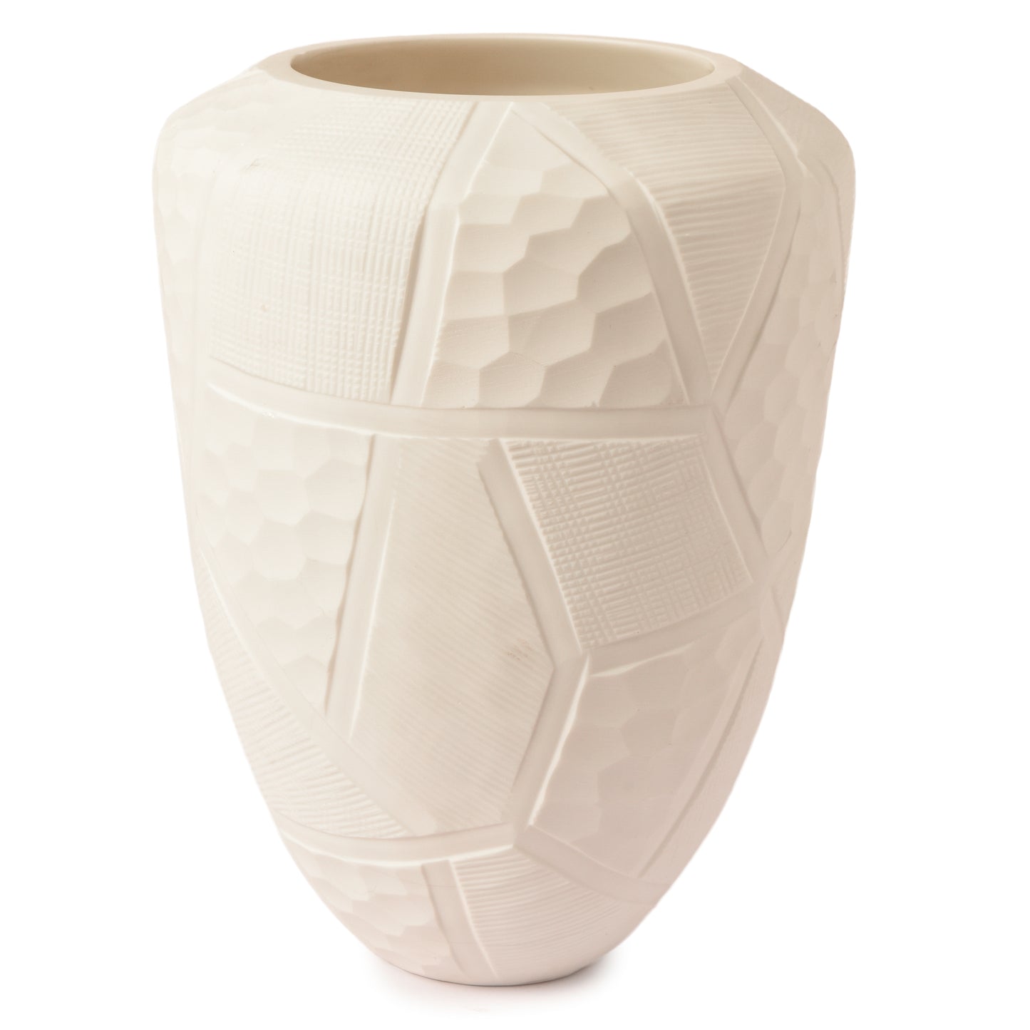 Handmade Creamie Clay Vase-HOMENEARTH