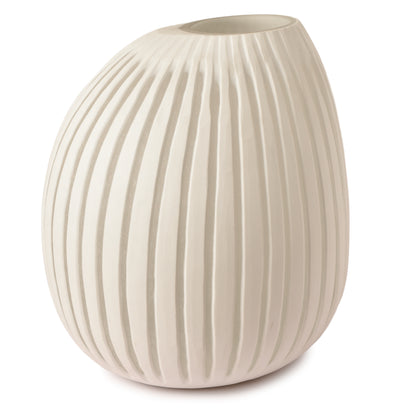 White colour Vase-HOMENEARTH