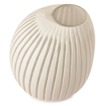 White colour Vase-HOMENEARTH