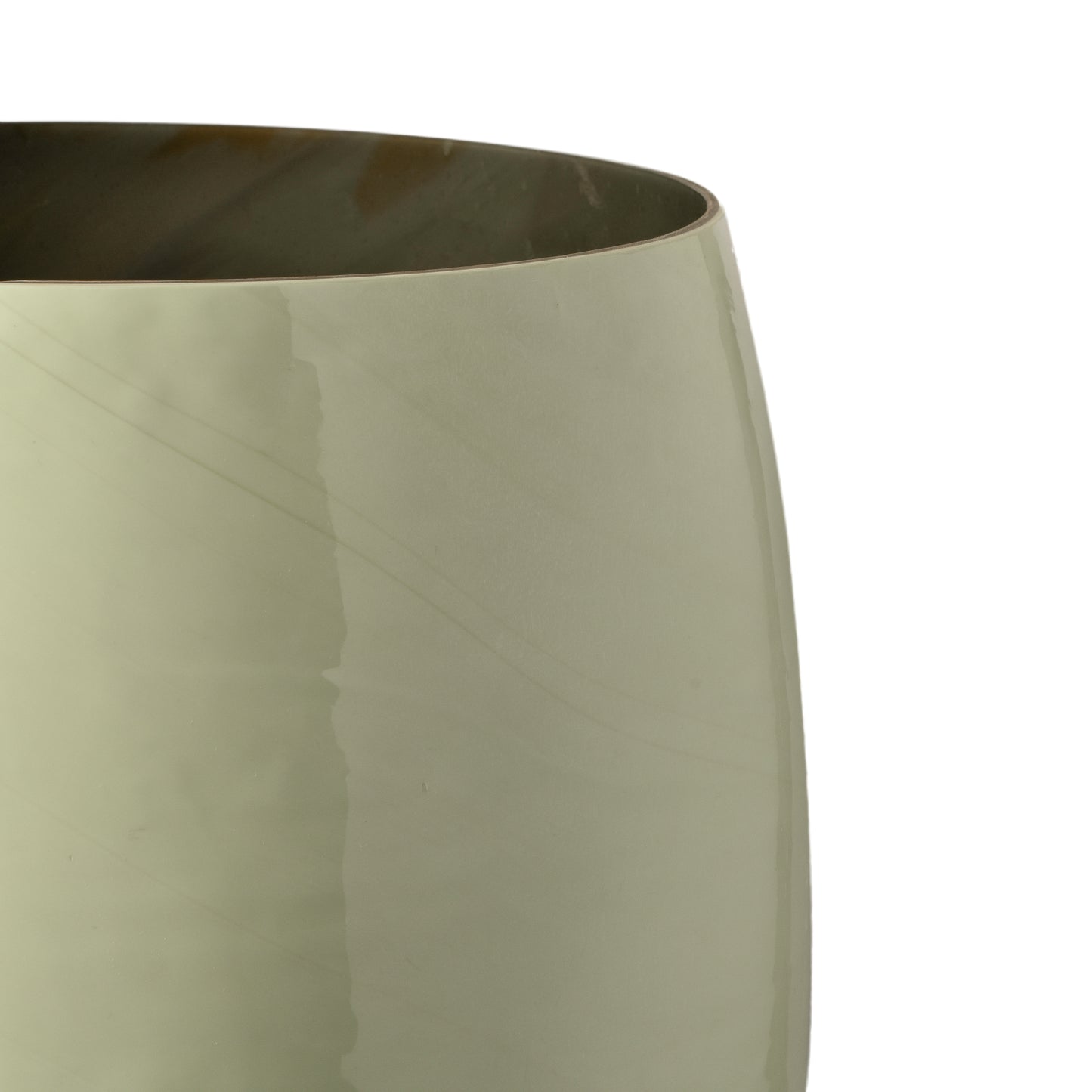 Greenish colour stone vase-HOMENEARTH