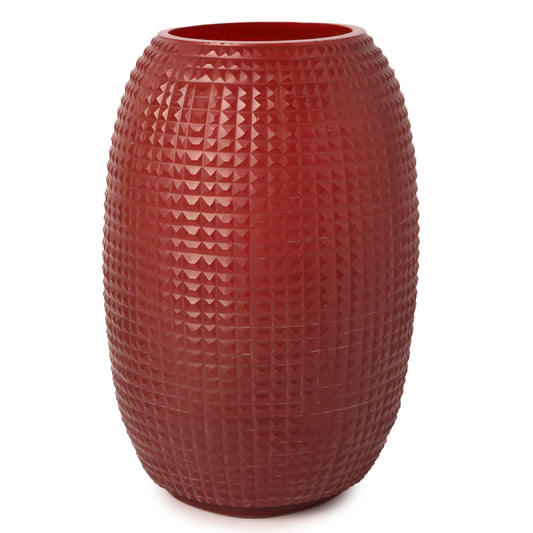 Reddish Colour Vase-HOMENEARTH