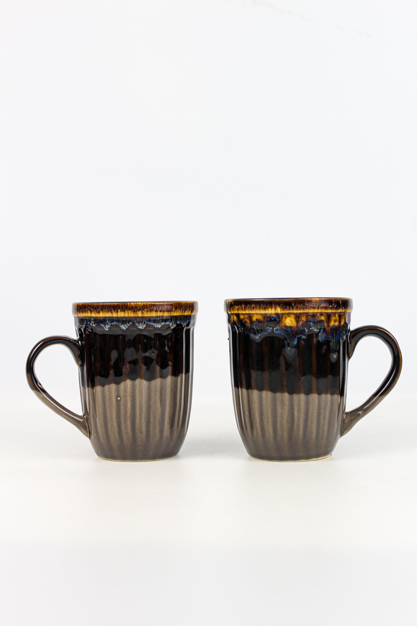 Coffee-Pal - Clay Gray/Sand Yellow Handcrafted Ceramic Coffee Mugs