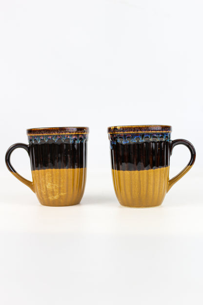Coffee-Pal - Sand Yellow Handcrafted Ceramic Coffee Mugs 