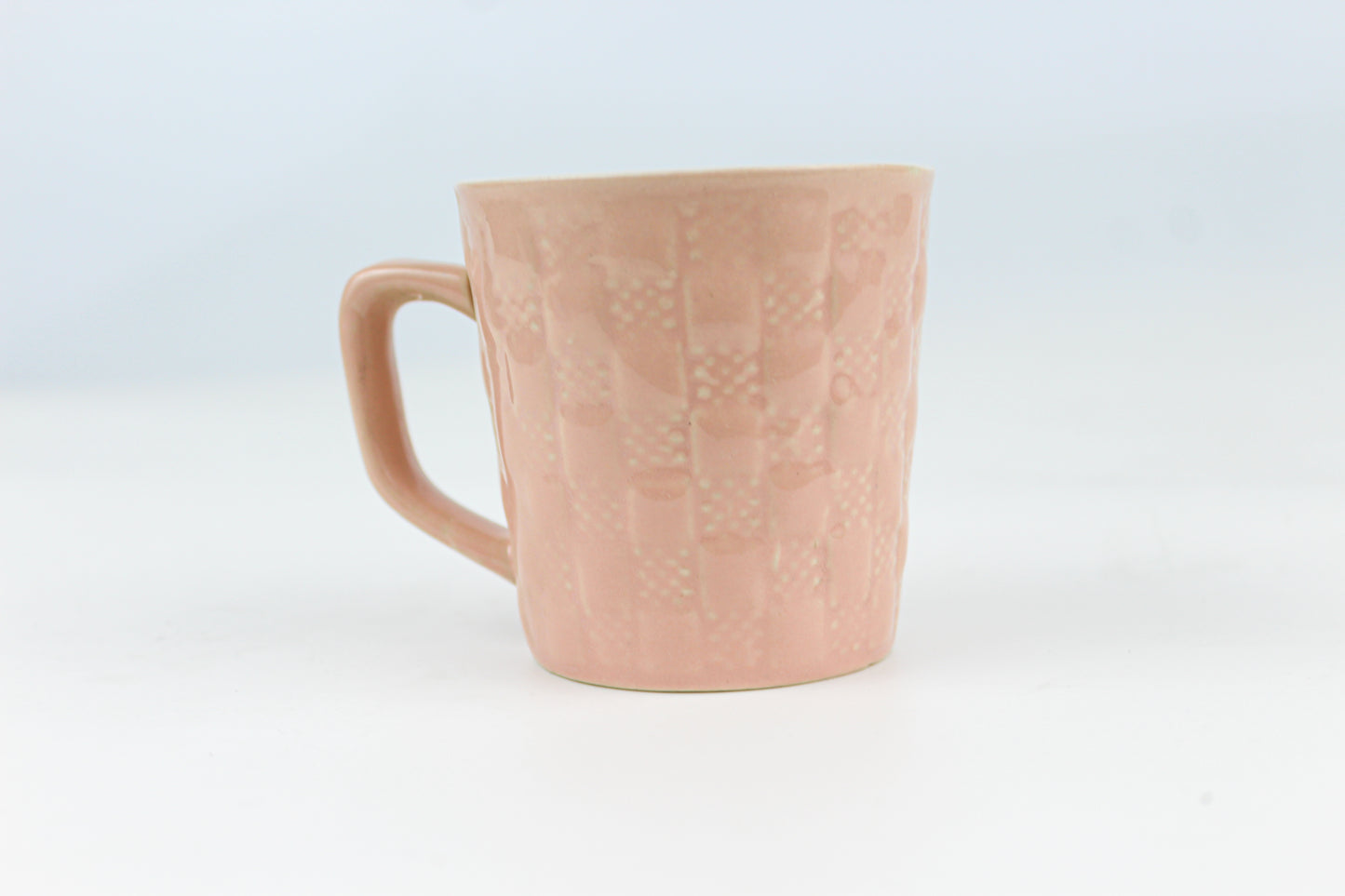 Tea Mate - Cream/Rose Pink Handcrafted Ceramic Coffee Mugs 