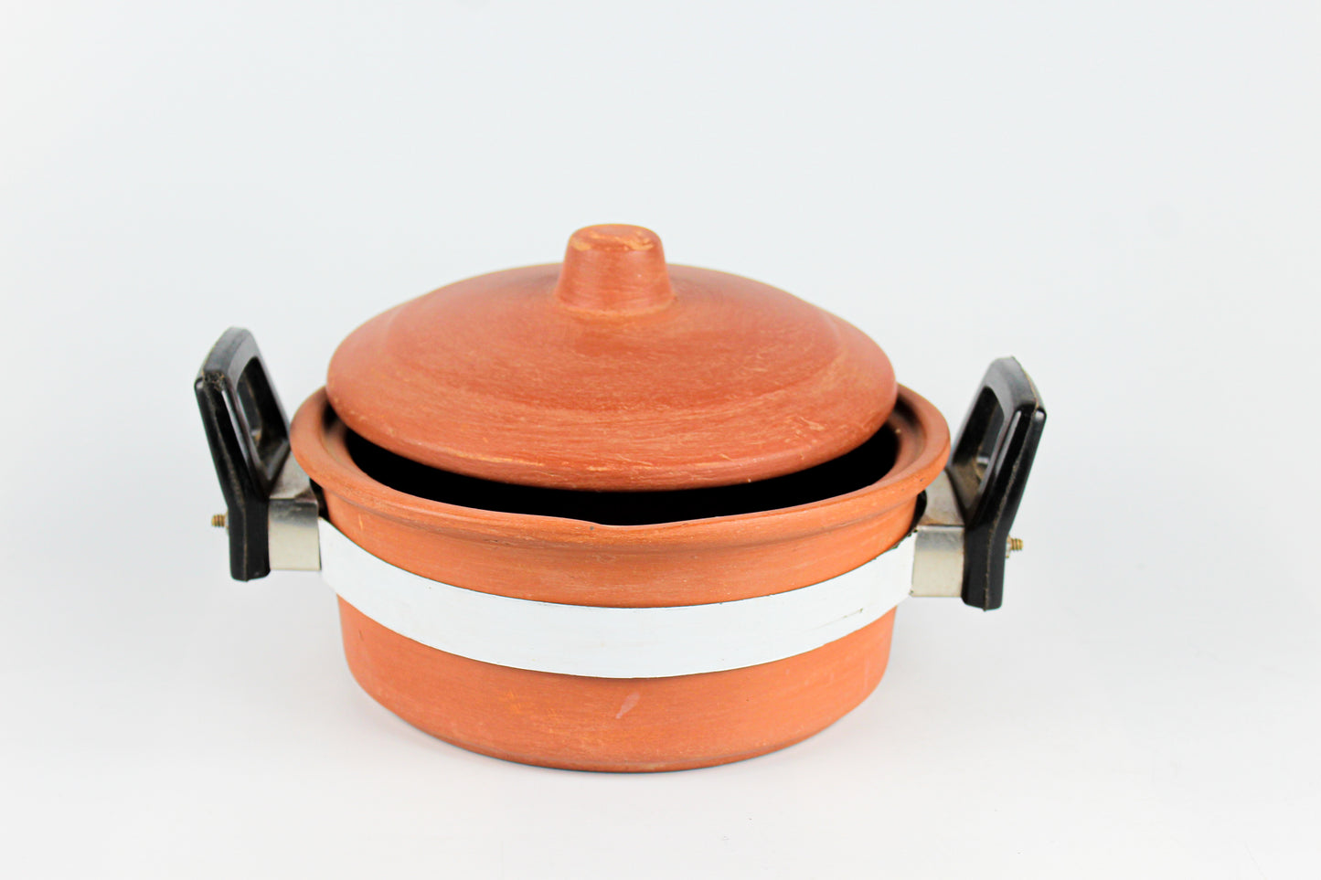 Terracotta Handmade Casserole/Saucepan/Desi kadai (1 Ltr. Approx) Home N Earth