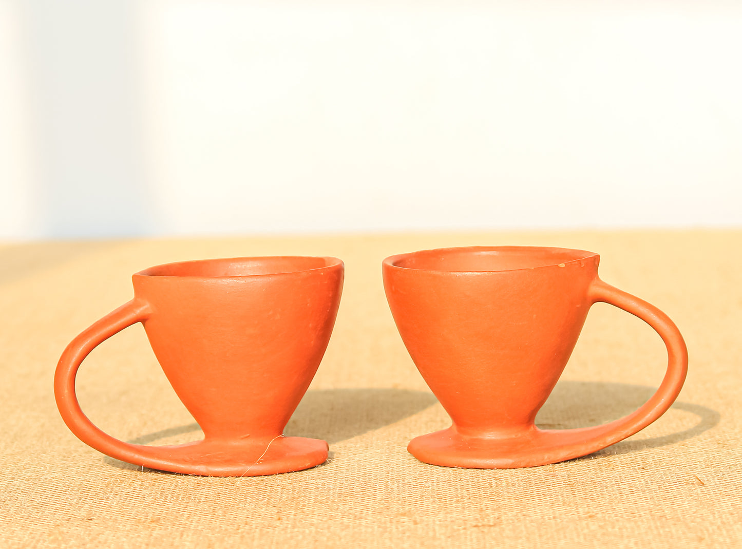 Terracotta Tea cup set ( combo of 4 - 6 cups) - Home N Earth